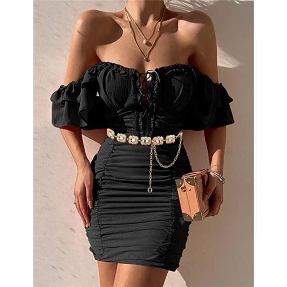 TOPACC Metal Chain Belt for Women Waist chains for Dresses Jeans Western Cowgirl